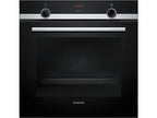Horno - Siemens HB514AER4, Multifunción, Hidrolítica, 71 l, 60 cm, Cristal negro
