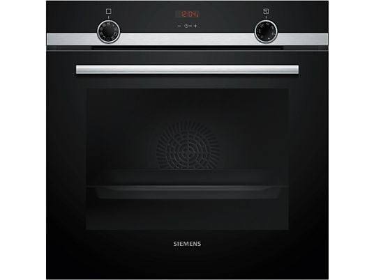 Horno - Siemens HB514AER4, Multifunción, Hidrolítica, 71 l, 60 cm, Cristal negro