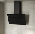Elica NEAT @ BL/A/90 Campana extractora de pared de 90 cm, cristal negro.