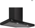 Campana decorativa SIEMENS LC97BDN60 con 5 velocidades 89 cm 399 m/h negro clase A++