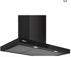 Campana decorativa SIEMENS LC97BDN60 con 5 velocidades 89 cm 399 m/h negro clase A++