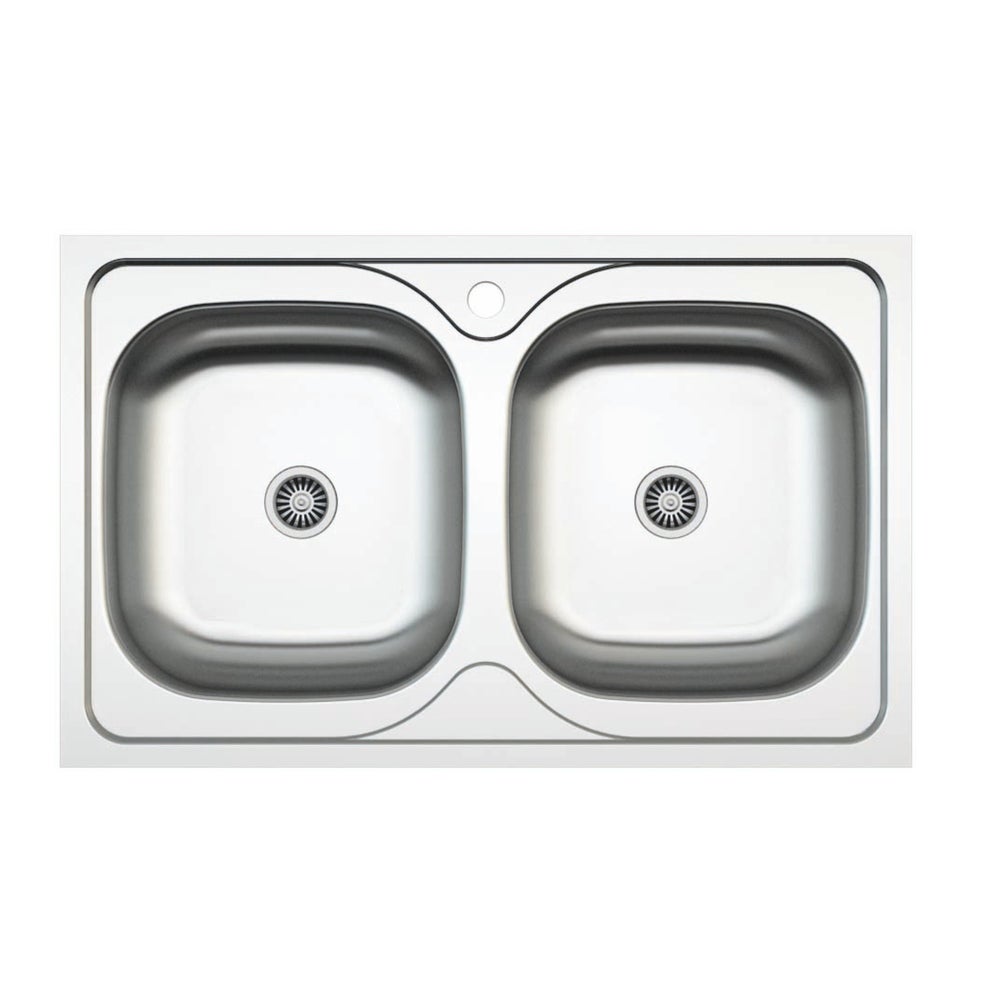 Cata C-2 AG fregadero inox de 2 cubetas, foto 9