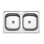 Cata C-2 AG fregadero inox de 2 cubetas, foto 9