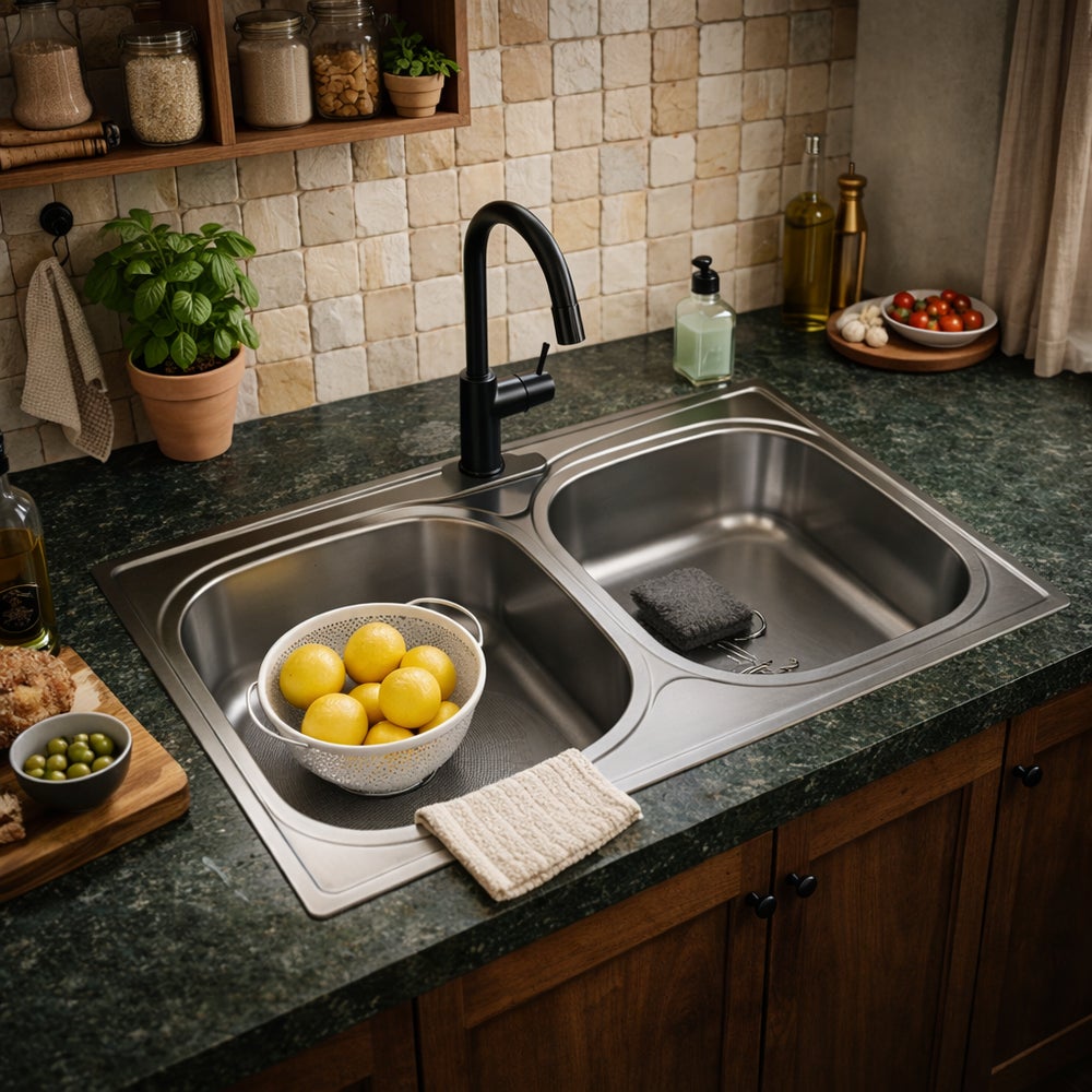 Cata C-2 AG fregadero inox de 2 cubetas, foto 3