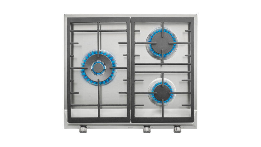 Placa de gas Teka EX 60.1 de 60 cm con tres quemadores